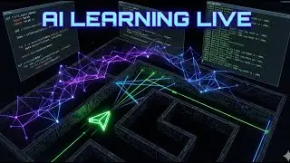 24/7 AI Experiment: Self-Learning Rat in Vector Space | ИИ Крыса учится жить (Векторная память)