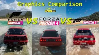 Forza Horizon 5 vs Forza Horizon 4 vs Forza Horizon 3 Graphics Comparison | Extreme Set | PC | 4K