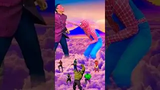 Spider-Man saved Avengers lives 😍 Super Goblin is back for revenge against Spider-Man #shorts