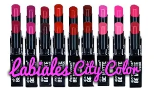 CITY COLOR LIPSTICK- RESE&Ntilde;A DE LABIALES