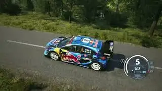 WRC 24 Simulator Virgin Run in Ford Puma on Central European Vitova Stage