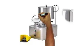 Gesame MH-100 Hamburgerapparaat / Machine hamburger
