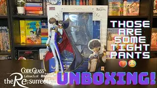 Code Geass Suzaku Kururugi Pilot Suit Ver. Figure Unboxing