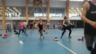 Clase de zumba 3c  Martes 27 de Junio 2019 Instructor Franco Palma Polideportivo lo espejo !!