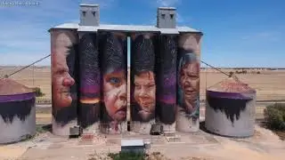 Silo Art Trail, Victoria Australia.
