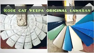 Kode cat Vespa original danagloss full lengkap