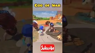 Astro Bot and God of War ⚡#astrobot #astrobotps5 #shorts