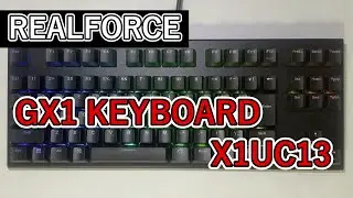[ENG SUB] ⭐Rapid Trigger⭐ Dynamic mode is equipped❗ REALFORCE GX1 X1UC13 Impressions!💫