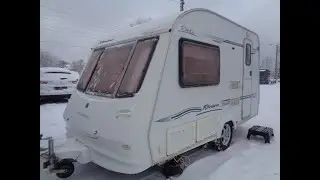 Обзор малыша-крепыша,автодома-туриста ELDDIS Riviera 2004 года 750 кг категория прав только B огонёк