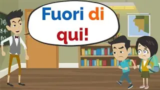 Lisa viene Punita! Conversation in Italian (Dialogo Scuola)