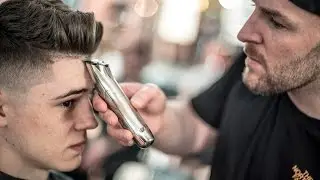 Alan Beak at 'Barbers of BT45' in Northern Ireland