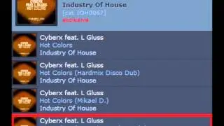 Cyberx feat. L Gluss - Hot Colors (Dj Troby Soulove Mix) [Industry Of House]