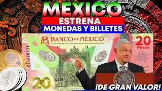 Mira!😲Asi seran las nuevas 💰Monedas y billetes que circularan en 🇲🇽Mexico