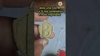 pingente de moeda antiga feito a a m&atilde;o  dupla face #remo