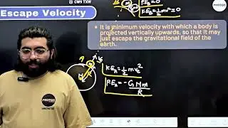 Derive expression for escape velocity | Gravitation | Physics | Class - 11 | PROTON ||