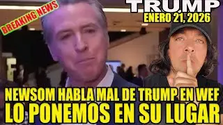 NEWSOM HABLA MAL DE TRUMP EN EL WORLD ECONOMIC FORUM! LO PONEMOS EN SU LUGAR