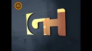 GH LOGO Design in Adobe Illustrator | Logo TutorialHow to create a logo in Illustrator