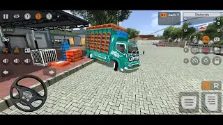 WAW PERMAINAN MOBIL TRUK CANTER MENJEMPUT AYAM MENUJU PETERNAKAN AYAM - GAME BUS SIMULATOR INDONESIA