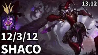 Shaco Jungle vs Kindred - EUW Master | Patch 13.12