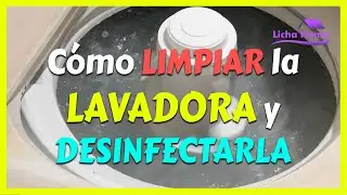 C&oacute;mo LIMPIAR la LAVADORA y desinfectarla por dentro con Vinagre y Bicarbonato