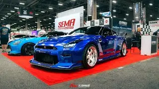 SEMA 2025: BeDistinct Kuhl Racing GTR Widebody wrapped in Inozetek and Screaming with Fi EXHAUST