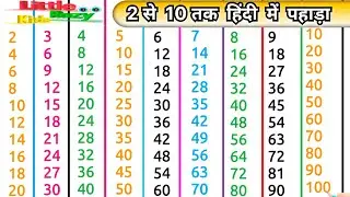 2 का पहाड़ा 20 tak, Pahada, दो का पहाड़ा, Do se Das tak pahada, Write the table, 2 Se 20 tak pahada