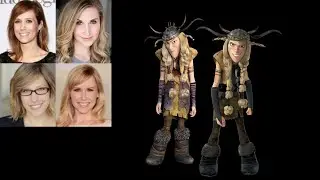 Animated Voice Comparison-  Ruffnut (How to Train Your Dragon)