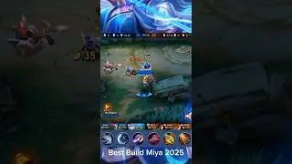 Miya Best Solo Rank Build MLBB #mobilelegends #shorts #miya #highlights