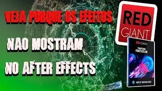 Veja porque os plugins do Red Giante (Trapcode) não esta mostrando no after effectes
