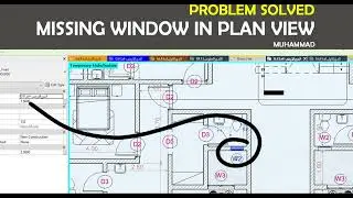 Revit Missing Window in Plan view ,showing Trick1