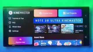 Samsung Galaxy Note 20 Ultra Kinemaster Video Editing Export Performance 4k 60FPS