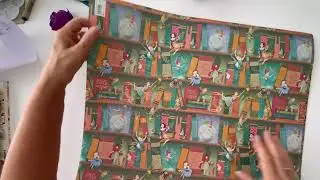 A few fancy papers for bookbinding projects from PaperTreeNook