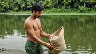 Washing Jute in Beautiful Bangladesh Lake Made EASY!