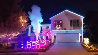 What We Do in the Shadows Intro Halloween lightshow 2020