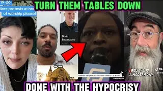 Protesters intrude into ice leader Pstr's church Maga's loosing their minds over disrupting  service