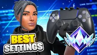 *NEW* BEST Controller SETTINGS + Sensitivity in Chapter 7 Season 1 🎮 ( Fortnite Reload Gameplay)