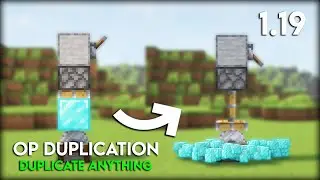 ALL WORKING DUPLICATION GLITCHES in Minecraft 1.19 (WORKING GLITCH)