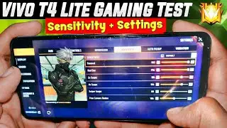 4GB Ram Phone Sensitivity settings and Complete Gaming Review by Rising Gamer (vivo T4 Lite 5G)