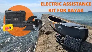 Electric assistance kit for kayak