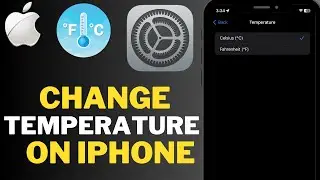 How  To Change Temperature To Fahrenheit To Celsius on Iphone - Quick & Easy