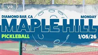 Maple Hill Park Pickleball Diamond Bar Monday Evening 1-05-26