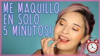 🌙 Me Maquillo En 5 Minutos! 5 Minute Makeup Challenge | Laura Sanchez