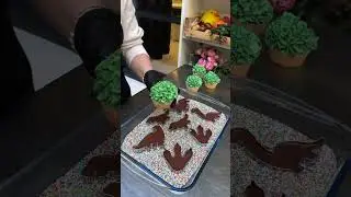 Epic Dino Cupcakes #Shorts