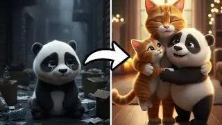Saving the Baby Panda | Heartwarming Animation 🐼💚