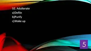 500 Top GRE Words 2021 Practice Test Part 1