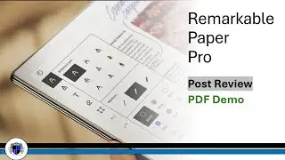 reMarkable Paper Pro: краткая демонстрация PDF-файла