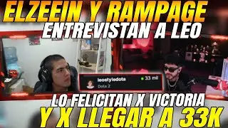 😲ELZZEIN y RAMPAGE entrevistan a LEO e IWO tras VICTORIA 2a0😲lo FELICITAN x LLEGAR A 33K VIEWERS