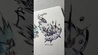 How to draw stickman with powers (air, water, crystal) #drawing #stickman #tutorial #fpy