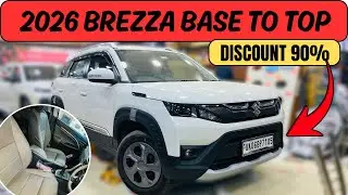 2026 Maruti Brezza Lxi To Zxi Modification With Price | Brezza Base To Top Modified ✅