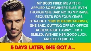 Boss Fired Me For Job Hunting After Saying No To Raises For 4 Years. She Was Not Ready For What Came